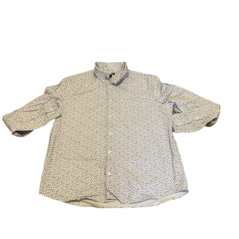 Express Men’s Floral Print Button down Shirt Size M